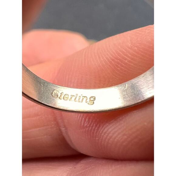 Vintage sugilite sterling silver ring size 5 - Picture 9 of 16